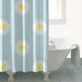 thumbnail image 4 of Waterproof Cute Boho Daisy Shower Curtain 72x72 Inch Boho Style Polyester Unique Shower Curtain for Bathroom Hotel Home Decor with 12 Plastic Hooks, 4 of 5