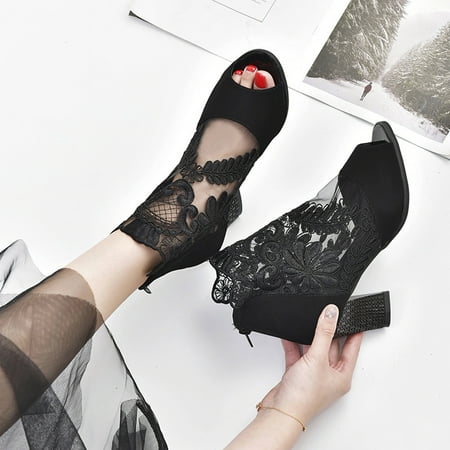 

Vedolay Pumps For Prom Womens Slip On Pointed Toe Wedding Spool High Heel Pumps Shoes Black 40