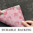 thumbnail image 6 of Red Strawberry Plants Fruit Cat Door Rugs,Washable Non Slip Door Mats Indoor,Decorative Door Mats,Entry Mat Indoor for Entrance,Bedroom,Kitchen,Bathroom,17"x30", 6 of 6