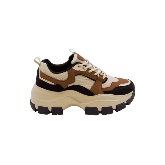 Tenis Sneakers Casual para Mujer Berness Damian Brown