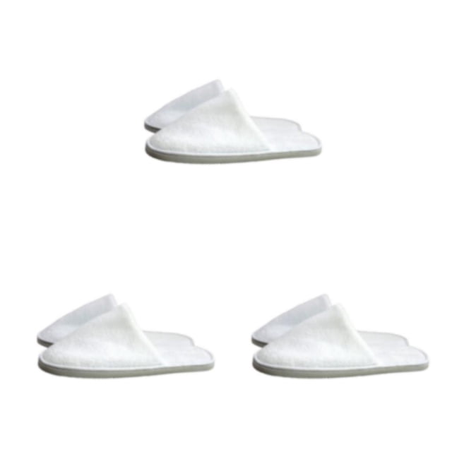 Qarigey 10 pares de zapatillas de hotel desechables de lana Coral para hombre y mujer, zapatillas de viaje para el hogar, zapatos de negocios Type1 NO1