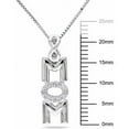 thumbnail image 2 of Everly Women's "Mom" Diamond Sterling Silver Necklace -18", 2 of 3