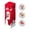 3PCS, variant on Christmas Golf Ball Gift Set, 3-Pack Novelty Practice Balls with Santa Patterns for Holiday Party (3PCS, One size, 1.65 in)