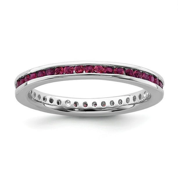 Discount Jewelers - 925 Sterling Silver Stackable Expressions Polished