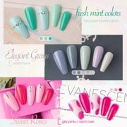 Gellen Gel Nail Polish Kit, 12 Colors Bright and Pastels Gel Polish Starter Kit - with 72W UV/LED Nail Lamp & Nail Base Coat & Glossy & Matte Top Coat Salon Manicure Set