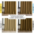 thumbnail image 3 of Half Price Drapes Retro Gold Heritage Plush Velvet Room Darkening Curtains (1 Panel), 50W X 84L, 3 of 12
