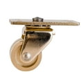 thumbnail image 6 of Set of 4 Piano Wheel Vintage Caster Wheels Casters Natural Movement, 6 of 8
