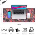 thumbnail image 5 of Long Mouse Pads for Desk,Dachshund Dog and Flower Floral Desk Mats on Top Of Desks, Desk Mouse Pad Extra Large with 3mm Non-Slip Base and Stitched Edge for Gaming,Office,Work,Home 35.4"x15.7", 5 of 6
