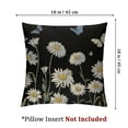 thumbnail image 4 of Shangniulu  Spring Pillow Covers Set of 2 Set of 2 Daisy Flowers Throw Pillowcase Black Home Sofa Bedroom Living Room Holiday Cushion Case Farmhouse Decorations White, 4 of 7