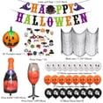 thumbnail image 1 of Globos De Látex Para Halloween, Globos De Película De Aluminio, Bandera, Conjunto De Gasa Negra, Decoración De Fiesta, Decoraciones Para Fiesta De Halloween Yuarrent HA039699-02, 1 of 4