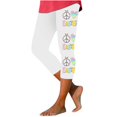 thumbnail image 1 of Pantalones de Ajuste Seco de la Moda de las Mujeres Imprimidas Leggings, Deporte de Yoga Elástico de Poliéster Elástico Respirable, 1 of 6