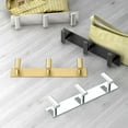 thumbnail image 2 of Gatco Elevate All Modern Décor Rectangle Triple Hook, Satin Nickel, 2 of 4