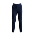 thumbnail image 4 of VBVC Women's Ribbed Knit High Waist Yoga Leggings , Button Detail Workout Pants For Women , Ladies' Stretch Activewear Bottoms, S-2XL, 4 of 5