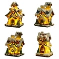 thumbnail image 6 of Resin Christmas Houses Village with Light,4.7"Prelit Indoor Christmas Houses,Winter Houses for Festive Decor,Christmas Table Top Ornament D1Pack, 6 of 6