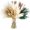 Green, variant on 120 count Dried Pampas Grass, Dried , Reed Grass Bouquet for Bohemian   Table Wedding Decoration, Rustic Farmhour.(Light Brown)