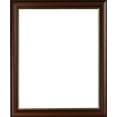 thumbnail image 2 of 1-3/4" Polystyrene Contemporary Upscale Picture Frame - by WholesaleArtsFrames-com. 24x34 386 Series - Cherry & Gold - Made In USA, 2 of 5