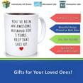 thumbnail image 2 of 3rd For Husband, 3 Year Anniversary Mug For Him, 3rd Wedding For Him, 3 Year s For Husband, Ceramic Novelty Coffee Mug, Tea Cup, Gift Pr, 2 of 2