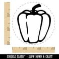 thumbnail image 2 of Sweet Bell Pepper Self-Inking Rubber Stamp Ink Stamper - Orange Ink - Small 3/4 Inch, 2 of 7