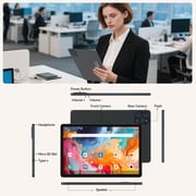 Android 15.0 Tablets,16GB RAM 128GB ROM 1TB Expand Tablets 11 inch, 2.4G/5G Tablet Android, 5G wifi 1280*800IPS Screen