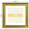 thumbnail image 7 of 6x6 Picture Frame Gold - Matted for Gallery Wall or Tabletop Photo Frame, 7 of 7