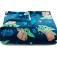 thumbnail image 1 of The Big One Plush Throw Blanket Oversized 5'x6' The Child Blue, 1 of 1