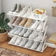 thumbnail image 4 of Z-Shape Shoe Rack with 4 Layer Multifunctional Shoes Storage Shelf for Home Bedroom, 4 of 5
