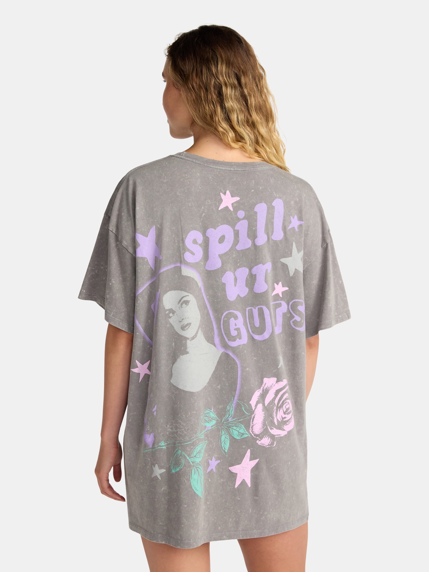Olivia Rodrigo Women's Oversized Sleep Shirt, Sizes XS-XXXL