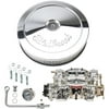 Edelbrock 140649 Performer 600 CFM Ele. Carb/Air/Fuel Kit,Pro-Flo