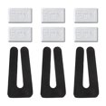 thumbnail image 1 of Unique Bargains Ceiling Fan Blade Balancing Kit, 3 Sets Include 3Pcs Clips and 6Pcs Self-adhesive 5G Weight White/Black, 1 of 6