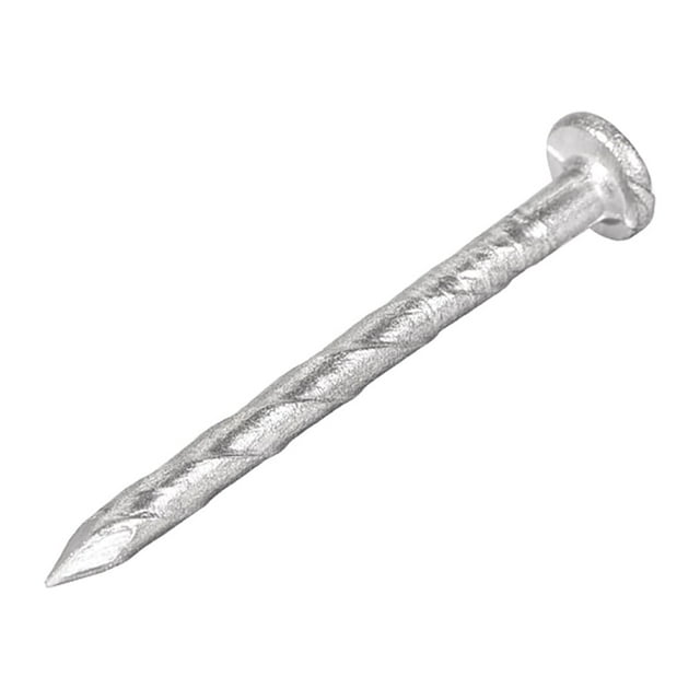 Clavos de cubierta en espiral de acero inoxidable, vástago en espiral 27mmx2mm (LxD), 100 piezas