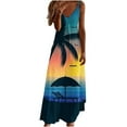 thumbnail image 2 of Fankiway Robe Imprimée à Bretelles Dos Nu de Printemps/été à la Mode pour Femme Robes d'Été de Plage pour Femmes Grande Taille Robes pour Femmes, 2 of 5