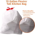 thumbnail image 2 of Tall Kitchen Drawstring Trash Bags, 13 Gallon, 90 Count, 2 of 5