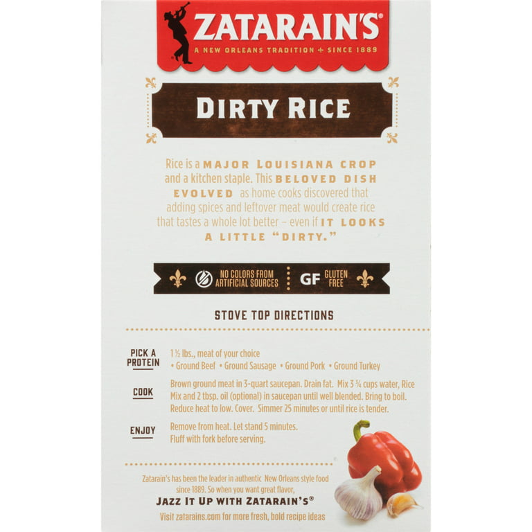 Zatarain's Mix Dirty Rice, 8 oz (Pack of 1)