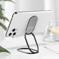 thumbnail image 3 of Phone Ring Holder Finger Kickstand 360°Rotation Cellphone Back Grip Foldable Cell Phone Stand for Desk Compatible with iPhone iPad Smartphones Tablets ( w/ Universal Magnetic Car Mount), 3 of 9