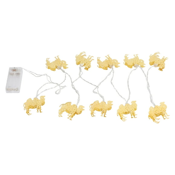 Lámpara de Cuerda, Efecto de iluminación Románica 10 Pequeñas Luces Led en Forma de Camello Anchura USA Luces de Hadas para Ceremonias de Graduació