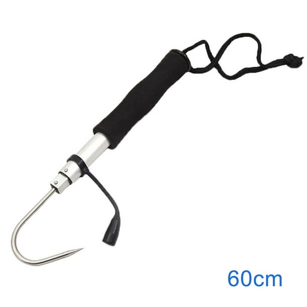 Ice Fishing Gaff Hook Telescopic Fish Gaff Stainless Fishing Spear Hook
