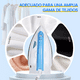 thumbnail image 5 of Plancha De Ropa Vapor Vertical Suela Antiadherente Ajustable Blanco/Azul, 5 of 5