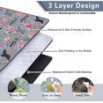 thumbnail image 4 of Extra Large Picnic Blankets Waterproof Foldable (60 "x 80") Beach Blanket Waterproof Sandproof,3-Layer Thicking Mat Outdoor Packable Camping Blanket, 4 of 6