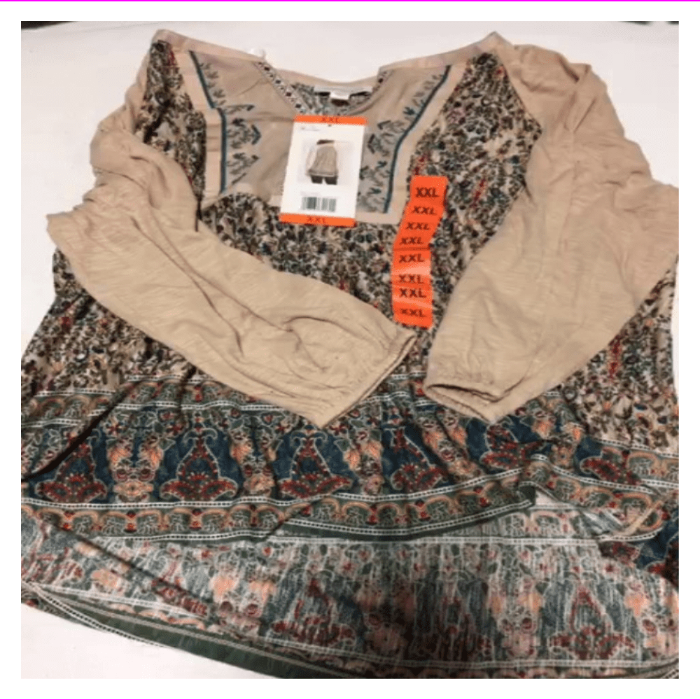 vintage america peasant top