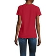 thumbnail image 3 of Hanes Women's X-temp Short Sleeve V-neck Tee, 3 of 5