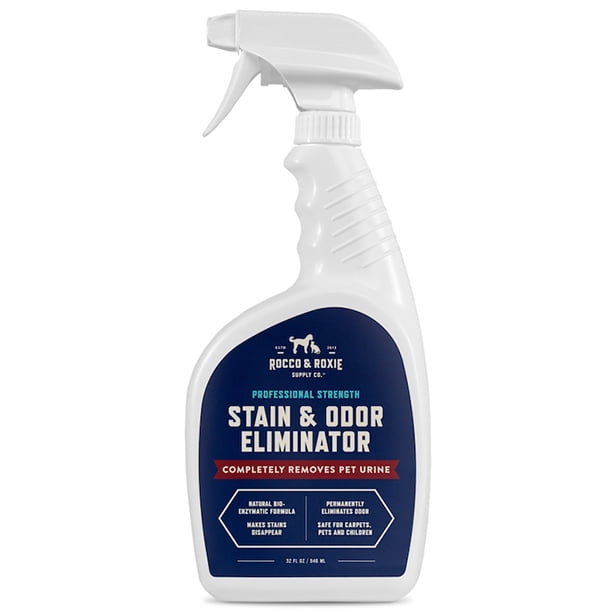 Rocco & Roxie Supply Co. Pet Stain Odor Remover Cleaner Spray, 32 Fluid Ounce