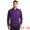 Purple, variant on Unique Bargains Men's Long Sleeve Regular Fit Business Button Down Formal Shirt S White