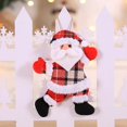 thumbnail image 1 of Adornos navideños para decoración del hogar, muñeco de nieve, Papá Noel, árbol de peluche, colgante de muñeca, regalo artesanal, Navidad, Año Nuevo, 1 of 4