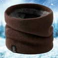 thumbnail image 3 of Male Winter Warm Solid Color Velvet Outdoor Neck Cover Hamburg Scarf Womens Neck Scarf Small Cute Women Winter Hats Woman's Scarf City Scarf Shawl Wrap for Women Tan Wrap for Women Head Wraps Scarfs, 3 of 3