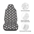 thumbnail image 4 of Wukai Bowling Pins Full Set Car Seat Covers with Soft Padding Universal Auto Front Seats Protector and Cushion Mat, 4 of 5
