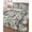 Light Beige Dark Blue, variant on Twin Quilt Bedding Set, Elephant Forest Reversible Summer Quilt 3 Pieces, Farmhouse Retro Tropical Trees Animals Lightweight Bedspreads Coverlets with 2 Pillow Shams for All Seasons