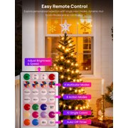 LED Fairy Lights USB Powered String Lights, 16Ft 200 LED Multicolor Firecracker Cluster Twinkle Light with Remote, Waterproof Wire Starry Light for Christmas Tree Party Bedroom Window DIY Craft Decor