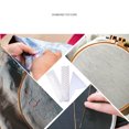 thumbnail image 3 of DEEPCRAFF 1Set White Steel Rhinestone Embroidery Mesh Ruler for DIY Beads Painting Neat Finish, 3 of 8