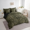 thumbnail image 3 of Feelyou Camo Abstract Adult Bedding Comforter Set 7pcs, Rustic Farmhouse Full Bedding Set, 3 of 8
