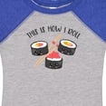 thumbnail image 4 of Inktastic Kawaii How I Roll Sushi Boys or Girls Baby Bodysuit, 4 of 5